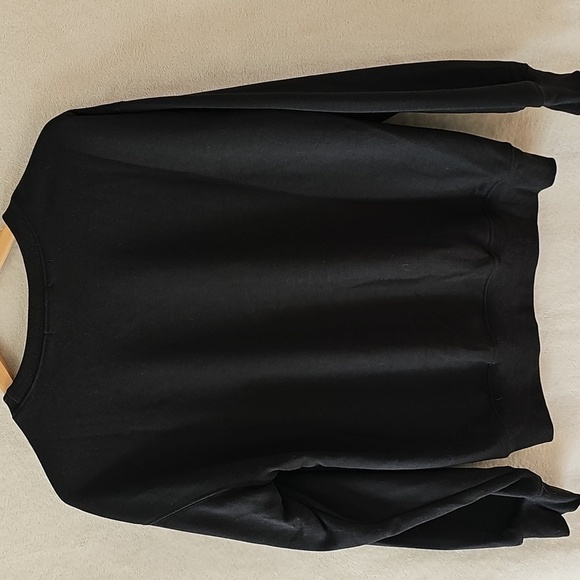 Cat Lover Black & White Kitty Heart Lightweight Sweatshirt M - Picture 2 of 3